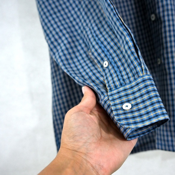 *Moved to @Foxtail90* BUGATCHI Checkered Button Down - Picture 5 of 8
